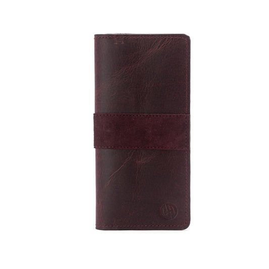 Heritage Buffalo Leather Wallet with Goat Suede Lining