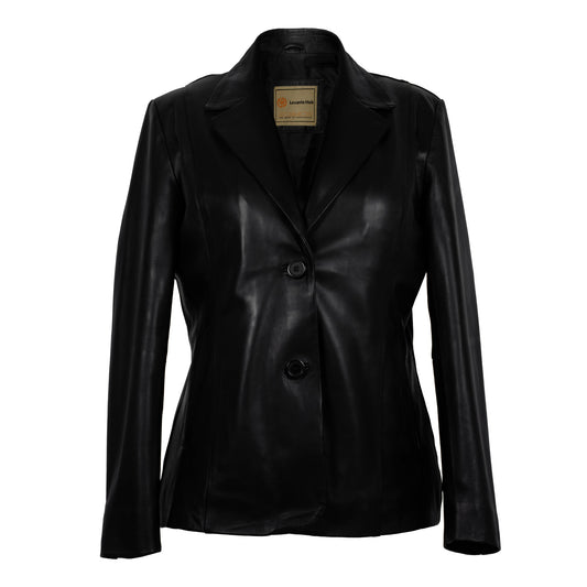 Women's Celeste Lambskin Leather Blazer